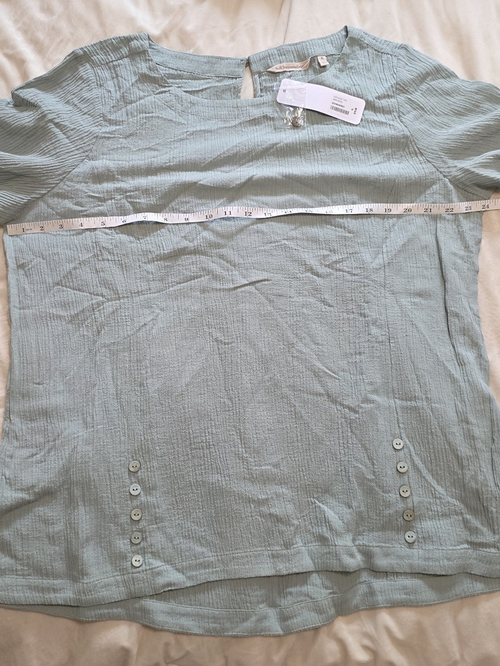🆕️ Soft Surroundings Oceo Crinkle Gauze Tunic - Picture 8 of 9
